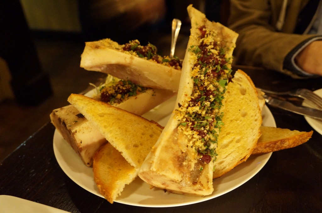 appetizer - bone marrow