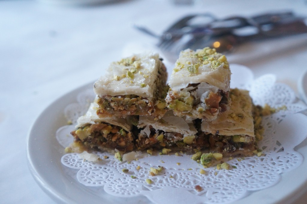 cafe munir - pistachio baklava