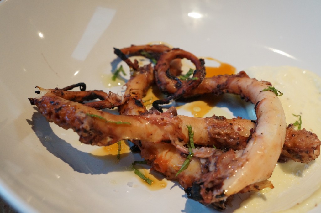 Pomerol - grilled octopus