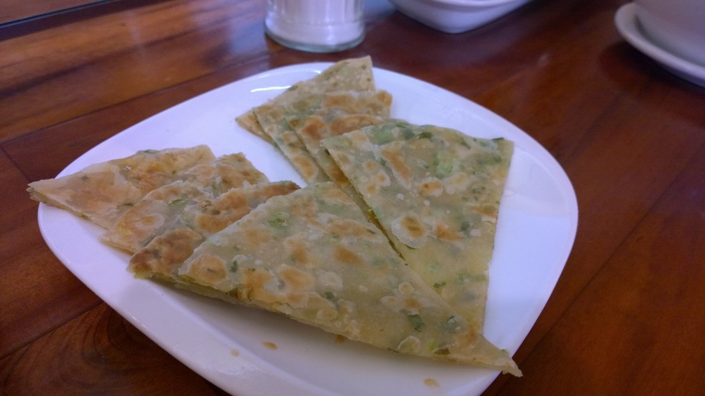 dough zone - green scallion pancakes