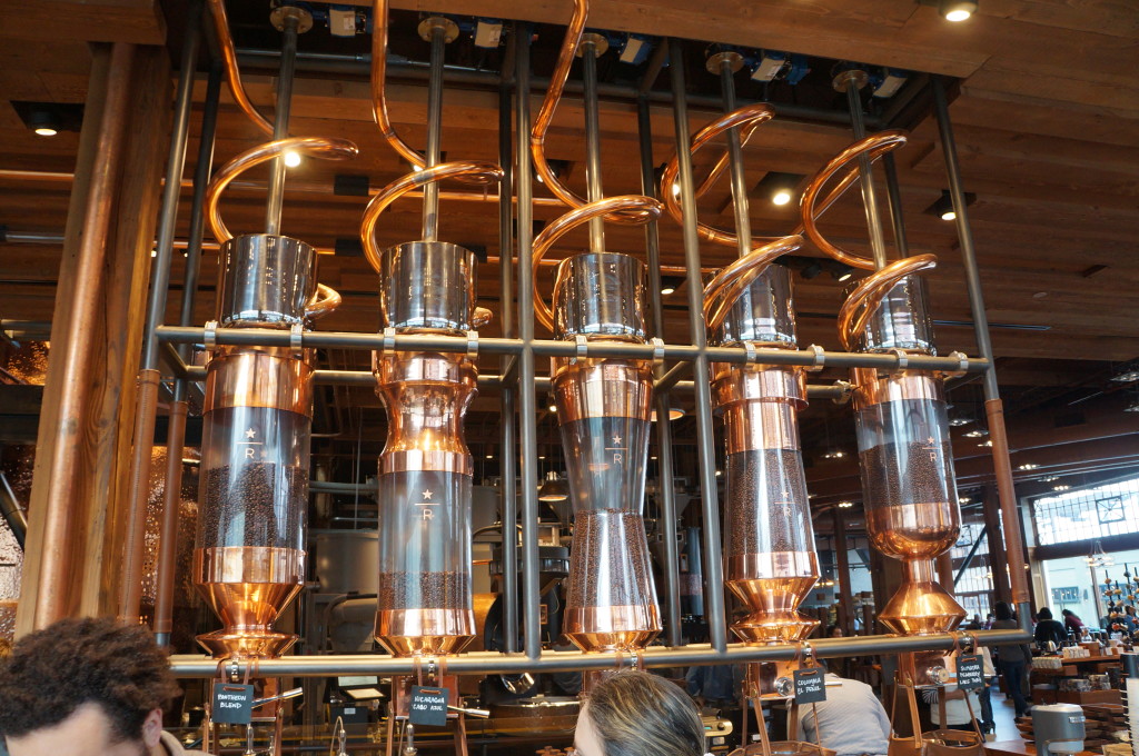 starbucks roastery - beans to cup