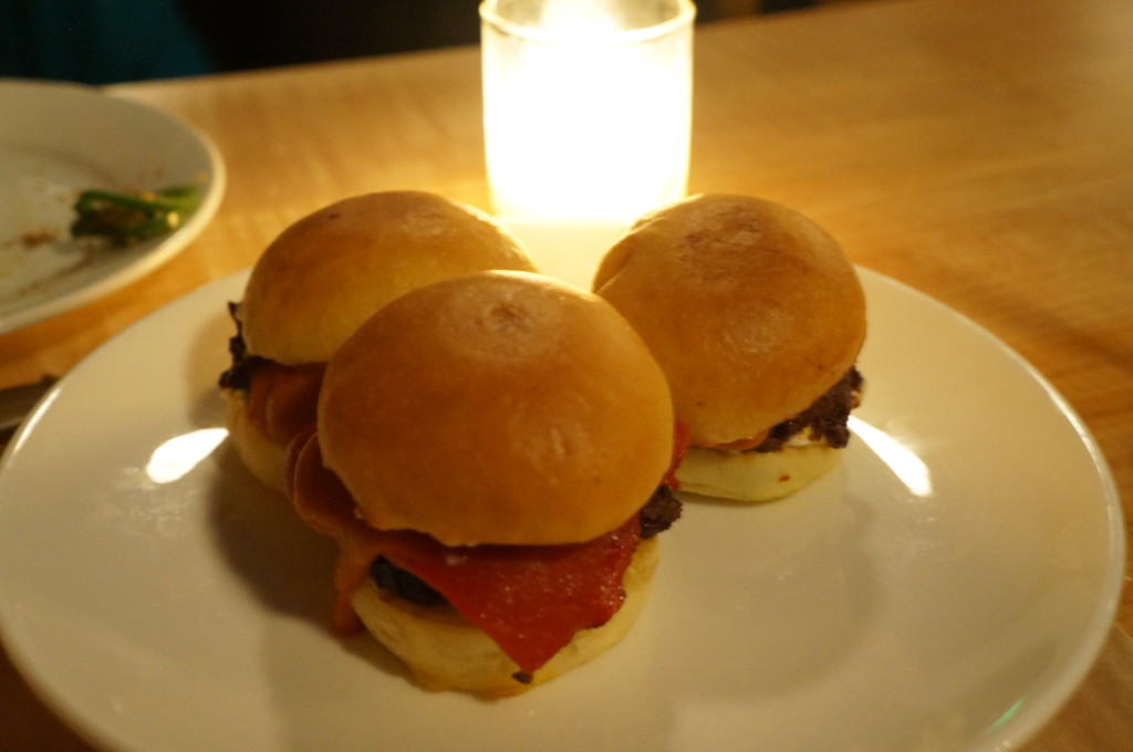 damn the weather - pork sliders