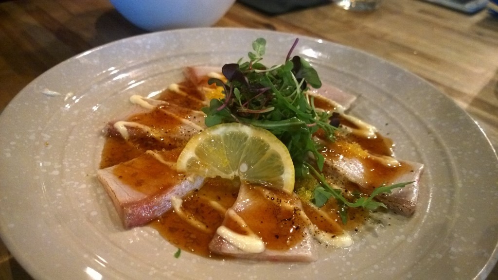 suika - hamachi cappaccio