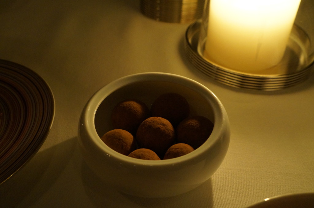 The French Laundry - chocolate covered almonds