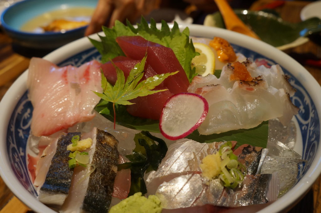 Miyabi's on 45 - sashimi