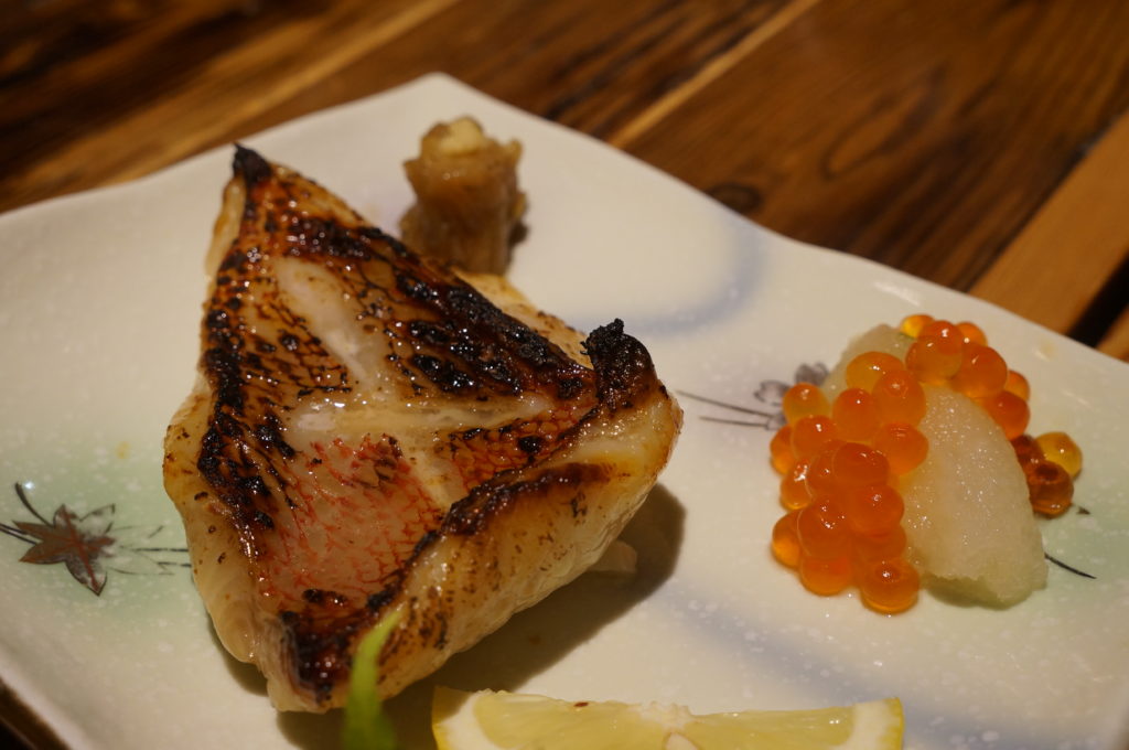 Miyabi's on 45th - grilled cod cheek