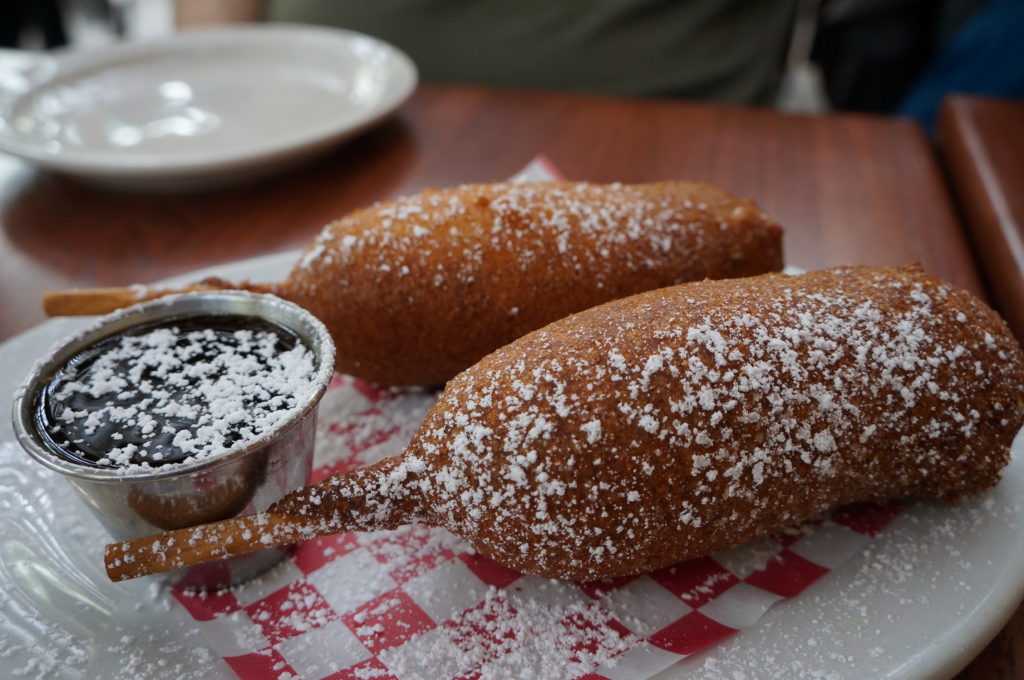 Screen Door - breakfast corn dogs