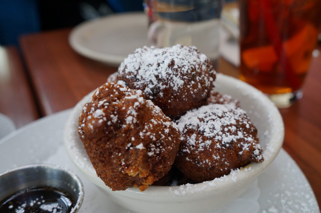 Screen Door - bacon hush puppies