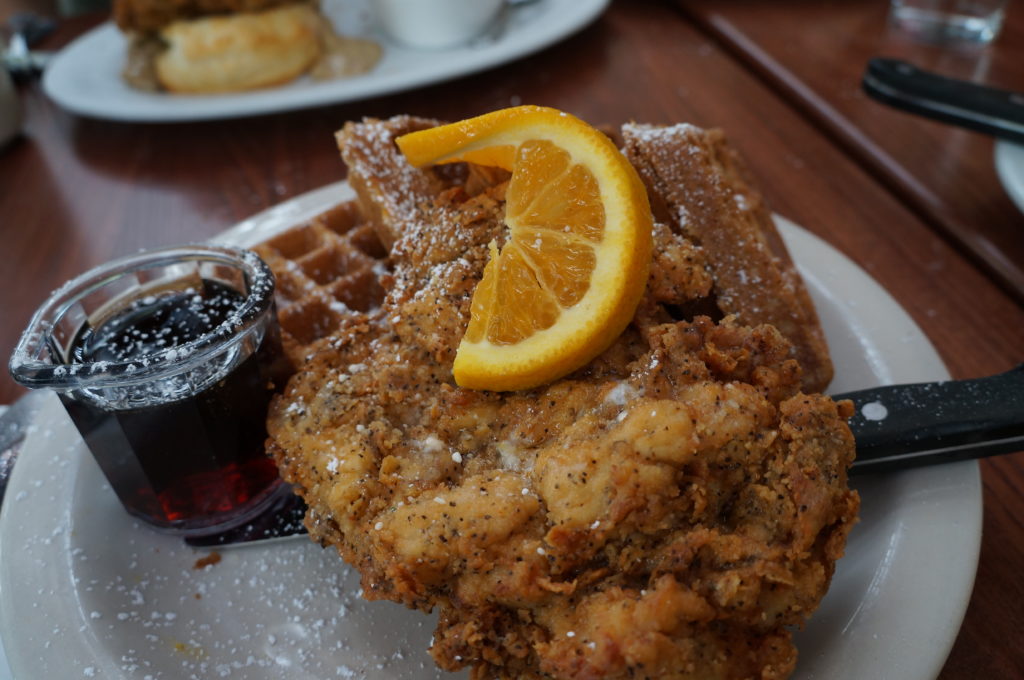 Screen Door - chicken and waffles