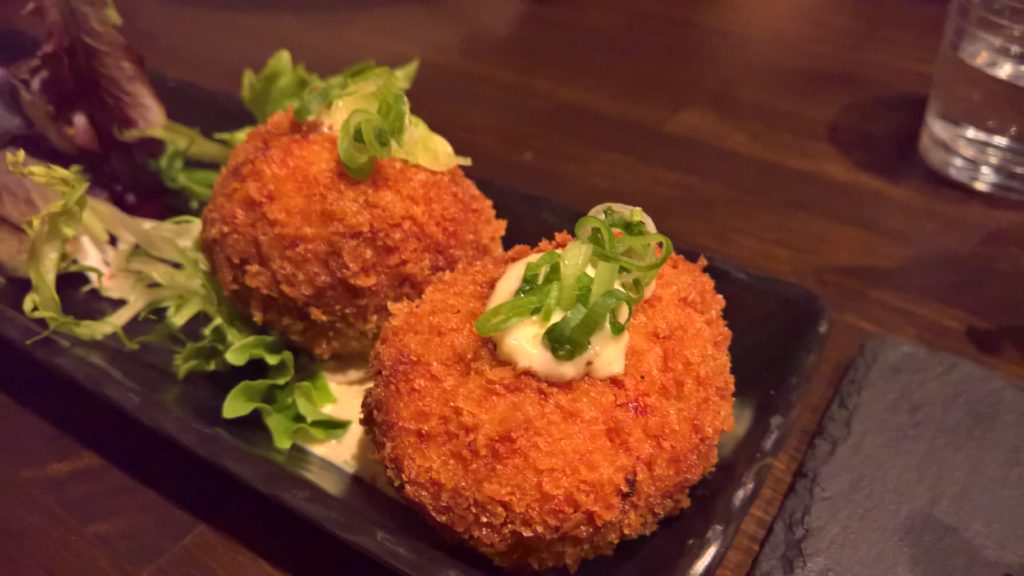 tamari bar - potato croquette