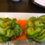dough zone - pickled cucumber